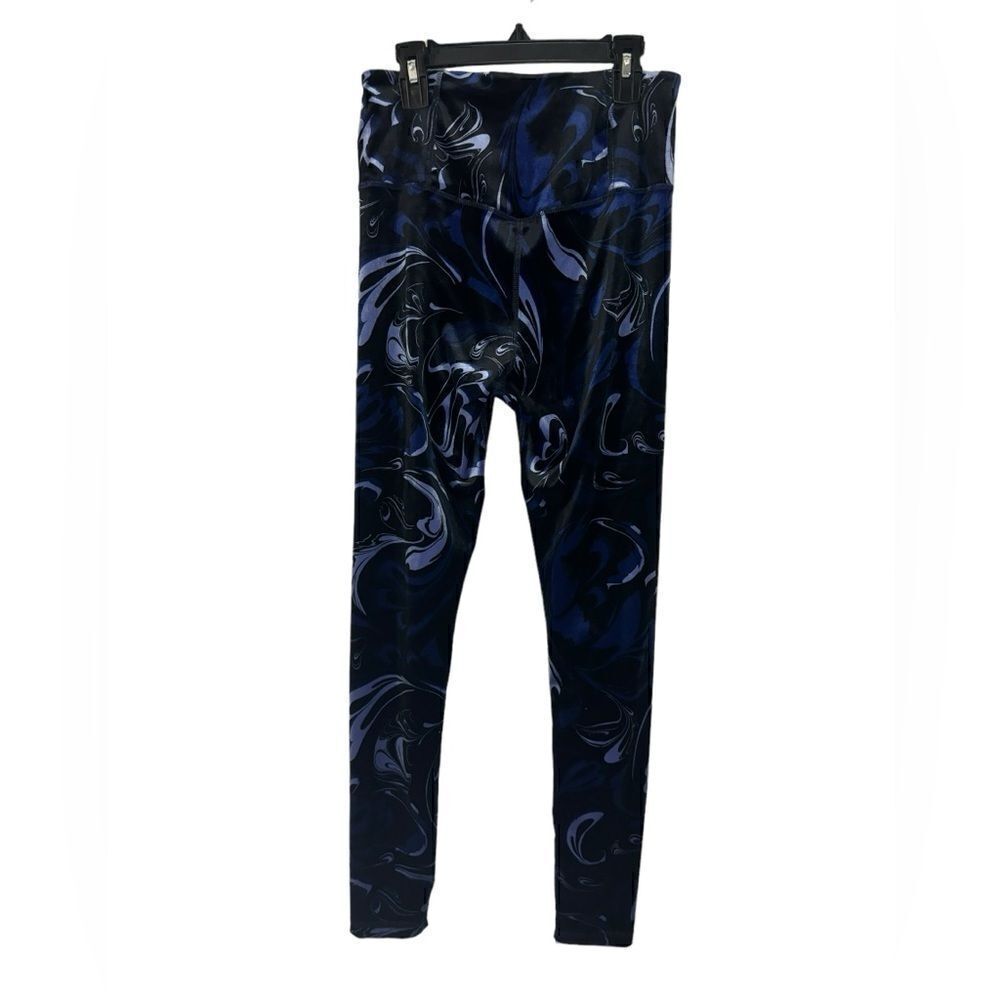 Athleta Women's Elation Velvet Tight Small Color Agate Paisley Black - Picture 6 of 11